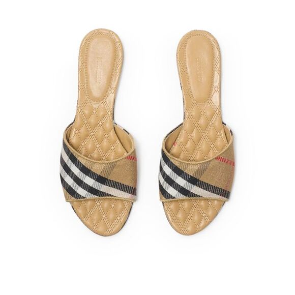 Burberry Women Sloane Check Slippers - Picture 4 of 7
